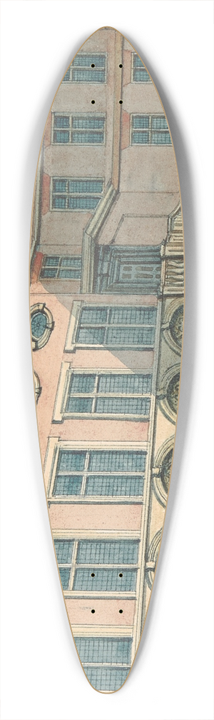 Samuel Ireland - Brewers Hall 39.3 inch art pintail longboard deck