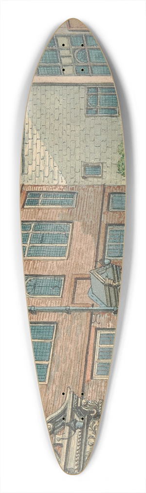 Samuel Ireland - Curriers Hall 39.3 inch art pintail longboard deck
