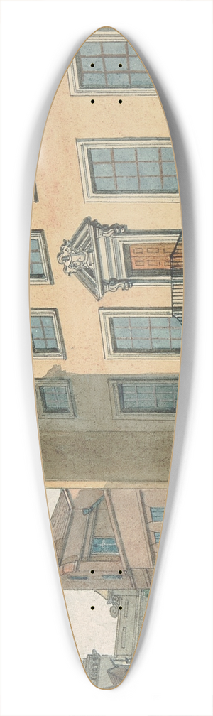 Samuel Ireland - Dyers Hall 39.3 inch art pintail longboard deck