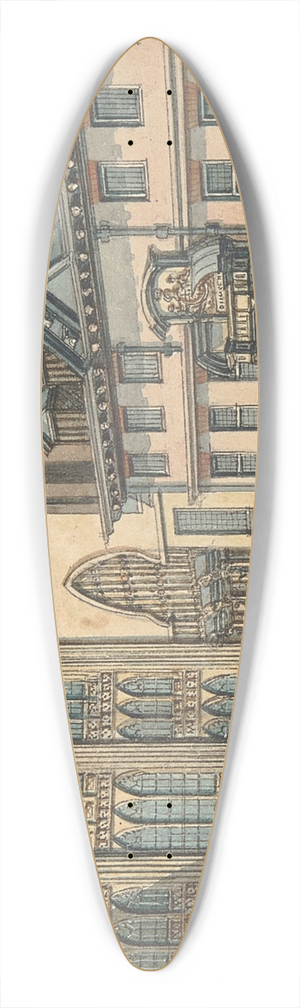 Samuel Ireland - Guildhall 39.3 inch art pintail longboard deck