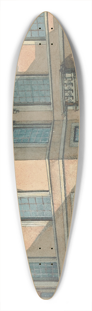 Samuel Ireland - Joiners Hall 39.3 inch art pintail longboard deck