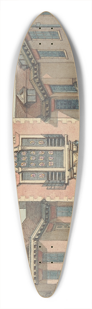 Samuel Ireland - Sergeants Inn 39.3 inch art pintail longboard deck