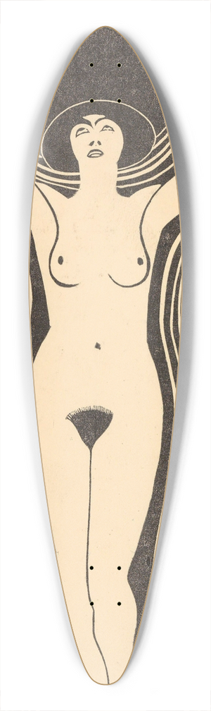 Samuel Jessurun de Mesquita - Extase 39.3 inch art pintail longboard deck