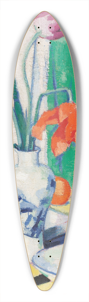 Samuel John Peploe - Still Life with Tulips 39.3 inch art pintail longboard deck