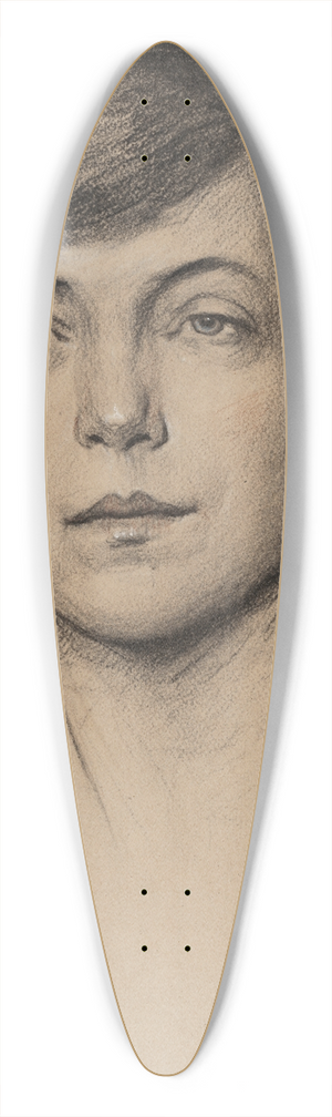 Samuel Johnson Woolf - Alice Lee Roosevelt Longworth 39.3 inch art pintail longboard deck