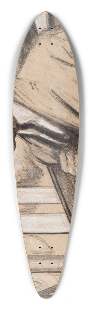 Samuel Johnson Woolf - Henry Ford 39.3 inch art pintail longboard deck
