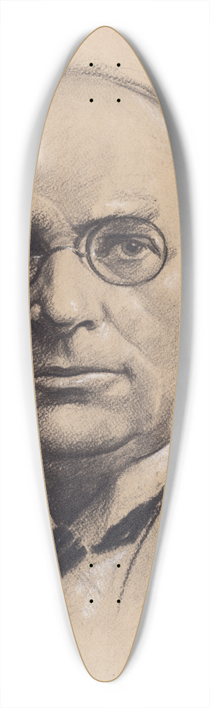 Samuel Johnson Woolf - Richard Bedford Bennett 39.3 inch art pintail longboard deck