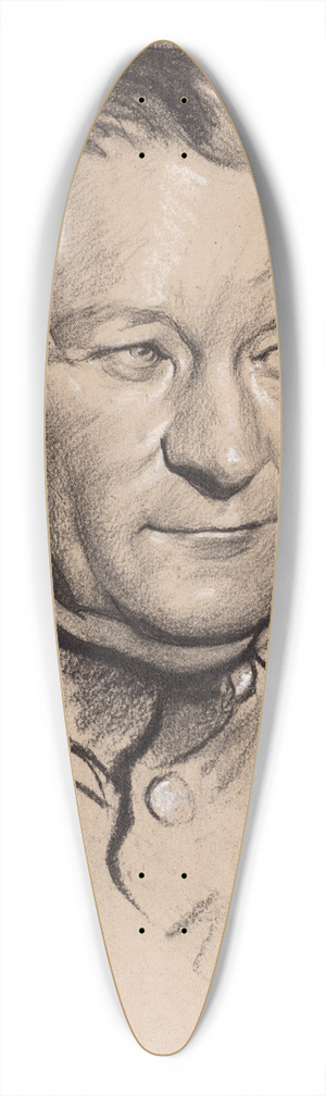 Samuel Johnson Woolf - Wendell Cushing Neville 39.3 inch art pintail longboard deck