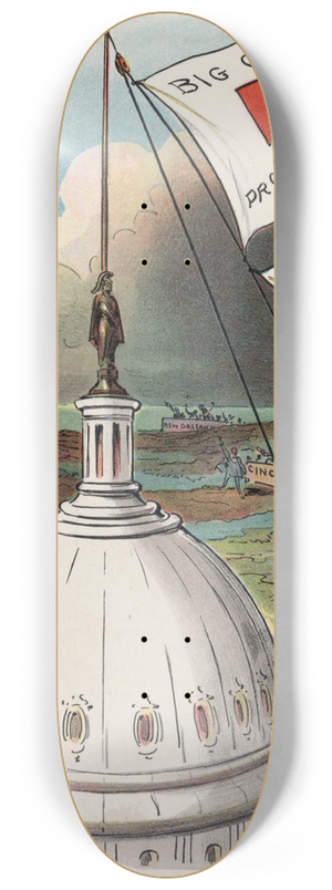 Grant Hamilton - Setting the signals 8.25 inch art skate deck