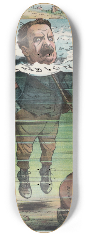 Grant Hamilton - The rising tide 8.25 inch art skate deck