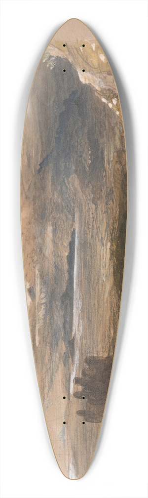 Samuel Palmer - Harlech Castle 39.3 inch art pintail longboard deck