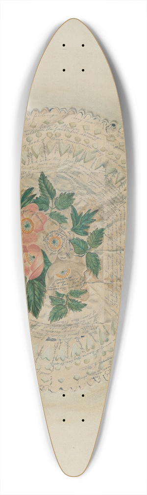 Samuel Philpot - Valentine 39.3 inch art pintail longboard deck