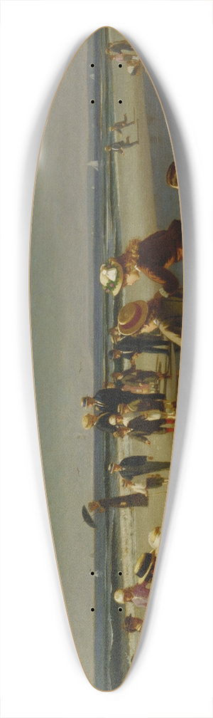 Samuel S. Carr - Small Yacht Racing 39.3 inch art pintail longboard deck