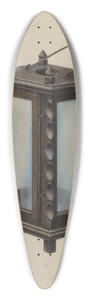 Samuel W. Ford - Candle Lantern 39.3 inch art pintail longboard deck