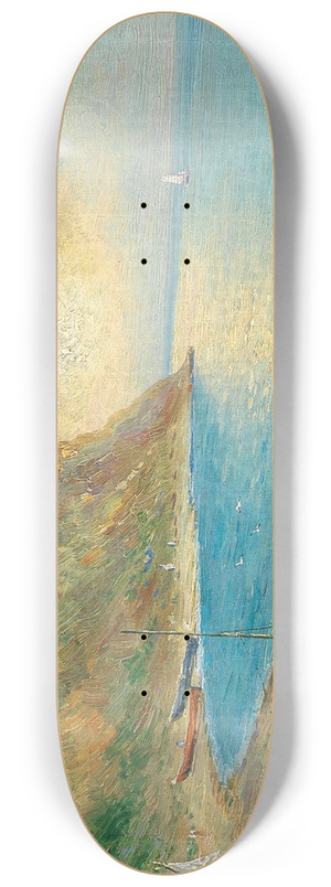 Grigori Ivanovitch Kapustin - A Scene in Crimea 8.25 inch art skate deck