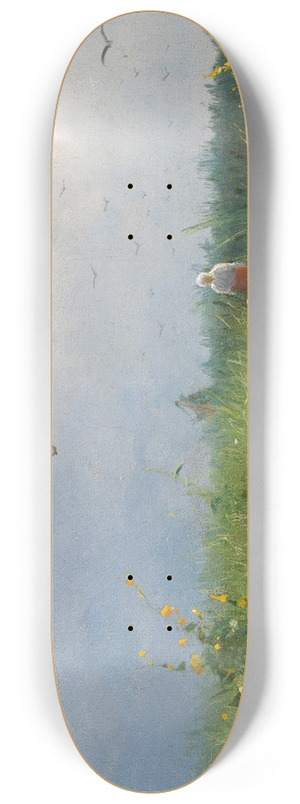 Grigory Grigorievich Myasoedov - In The Field 8.25 inch art skate deck