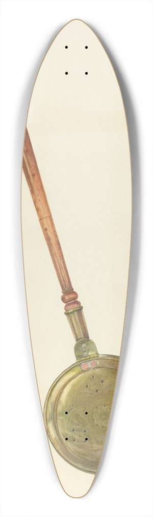 Sarkis Erganian - Bed Warming Pan 39.3 inch art pintail longboard deck