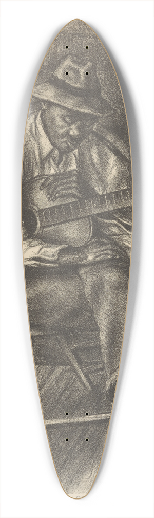 Saul Kovner - Sleepy Time Down South 39.3 inch art pintail longboard deck