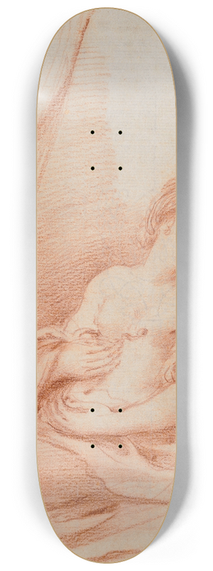 Guercino - Cleopatra bitten by the asp 8.25 inch art skate deck Guercino - Cleopatra bitten by the asp 8.25 inch art skate deck