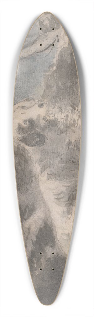 Sawrey Gilpin - A Setter in a Landscape 39.3 inch art pintail longboard deck