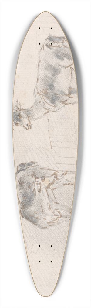 Sawrey Gilpin - Doe and Buck 39.3 inch art pintail longboard deck