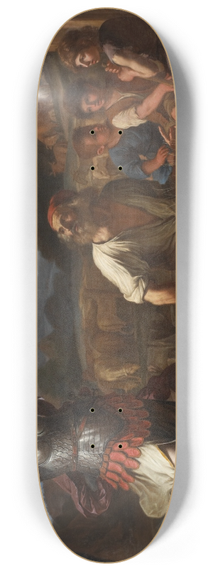 Guercino - Erminia and the Shepherds 8.25 inch art skate deck