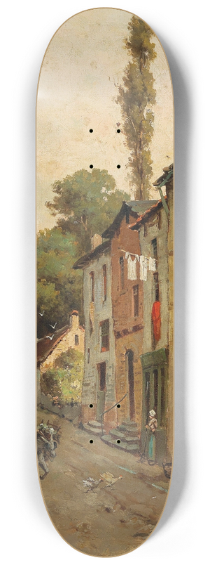 Alexandre Ren Veron - Street Scene 8.25 inch art skate deck Alexandre Ren Veron - Street Scene 8.25 inch art skate deck