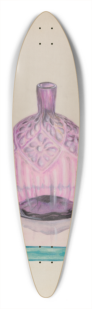 S. Brodsky - Bottle 39.3 inch art pintail longboard deck