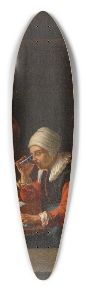 School of Frans Van Mieris - A Peasant Meal 39.3 inch art pintail longboard deck