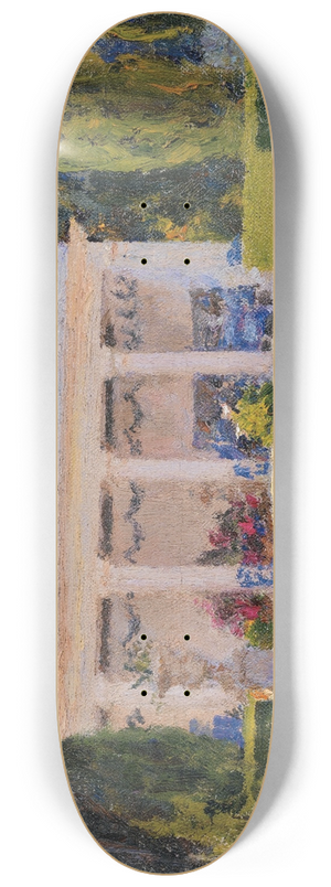 Alexandre Roubtzoff - A Loggia In The Ben Negro Park In Bizerte 8.25 inch art skate deck