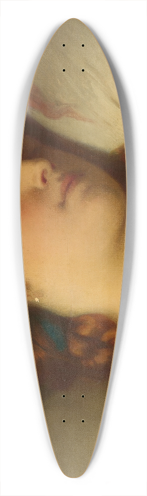 Sebastian Luz - Sleeping Girl 39.3 inch art pintail longboard deck