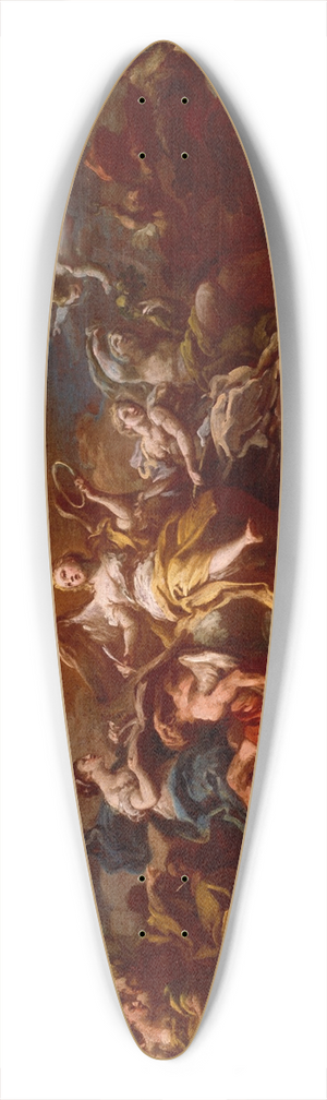 Sebastiano Conca - Allegory 39.3 inch art pintail longboard deck
