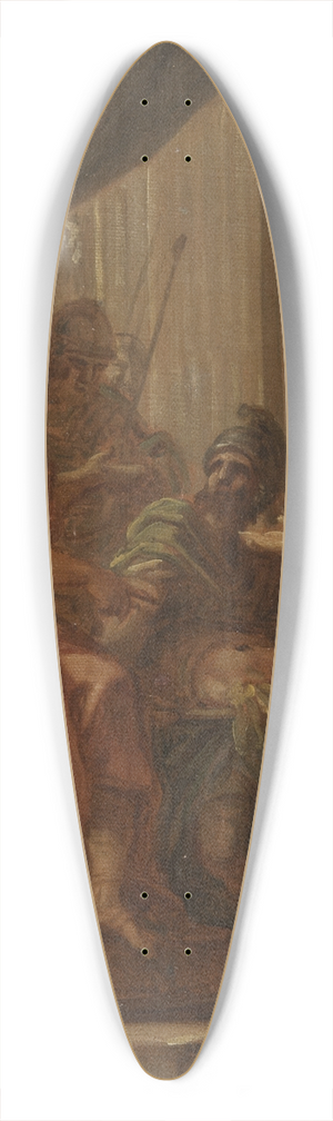 Sebastiano Conca - David and Saul. Study 39.3 inch art pintail longboard deck