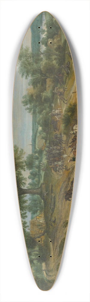 Sebastian Vrancx - Skirmish 39.3 inch art pintail longboard deck