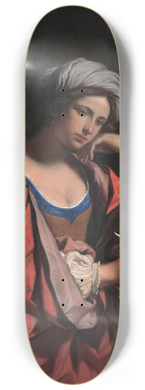 Guercino - The Persian Sibyl 8.25 inch art skate deck