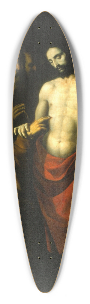 Sebastin Lpez de Arteaga - Doubting Thomas 39.3 inch art pintail longboard deck