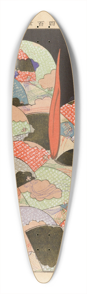 Seiko Ueno - Yachigusa v. 15, Pl.01 39.3 inch art pintail longboard deck
