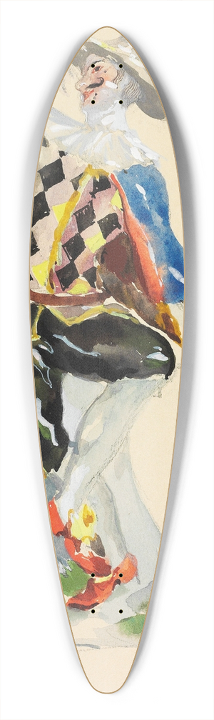 Sergey Chekhonin - Costume design for a jester 39.3 inch art pintail longboard deck