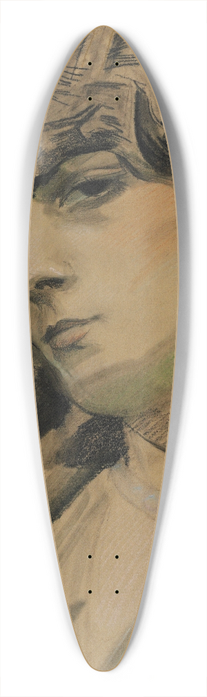 Sergey Chekhonin - Female study 39.3 inch art pintail longboard deck