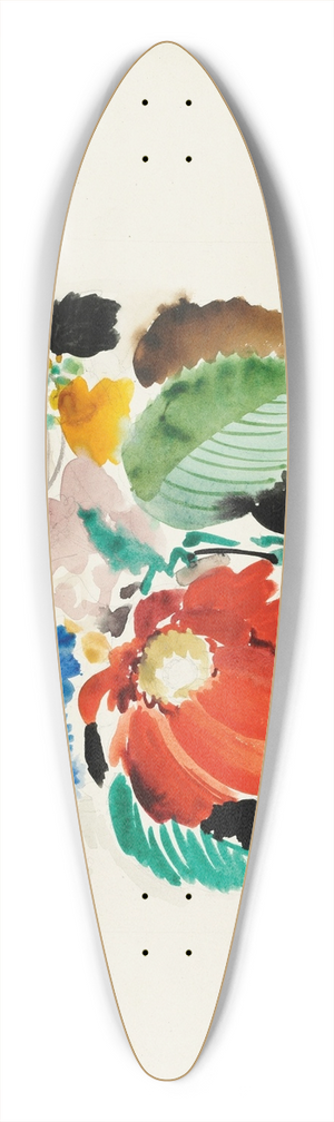 Sergey Chekhonin - Mixed bouquet 39.3 inch art pintail longboard deck