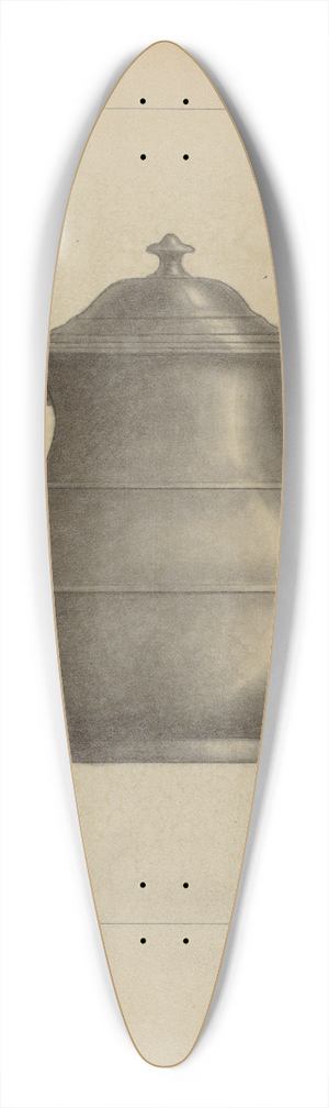 Sidney Liswood - Pewter Pitcher 39.3 inch art pintail longboard deck