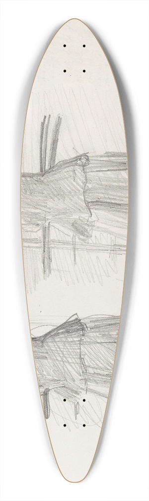Signe Scheel - Avreise fra Antwerpen 39.3 inch art pintail longboard deck