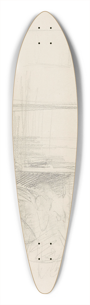 Signe Scheel - Interir med mor og barn 39.3 inch art pintail longboard deck