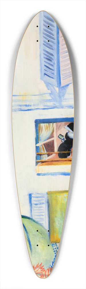 Sigrid Hjertn - The Convent 39.3 inch art pintail longboard deck