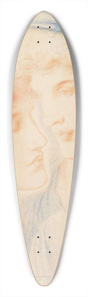Simeon Solomon - Night and Sleep 39.3 inch art pintail longboard deck