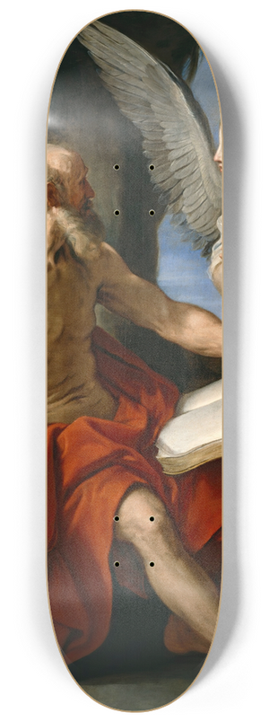 Guido Reni - The Angel Appearing to St. Jerome 8.25 inch art skate deck Guido Reni - The Angel Appearing to St. Jerome 8.25 inch art skate deck