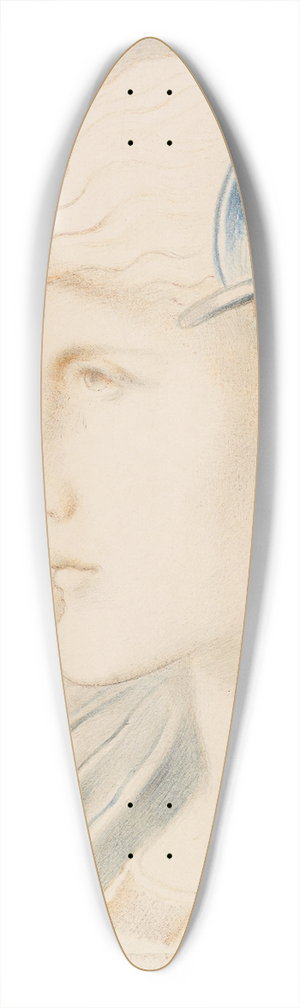 Simeon Solomon - Twilight, Pity and Death 39.3 inch art pintail longboard deck