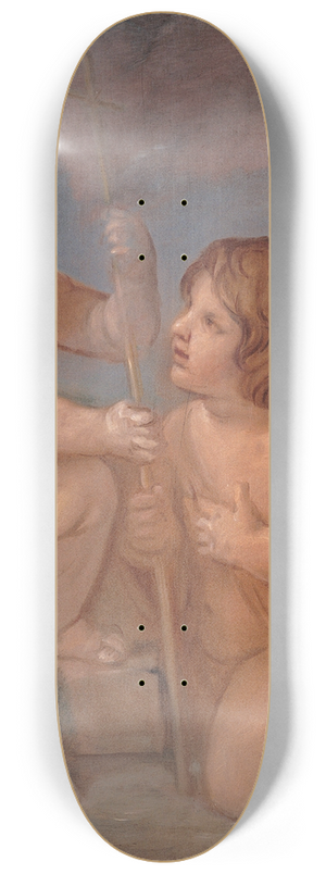 Guido Reni - The Infant Jesus And St. John 8.25 inch art skate deck Guido Reni - The Infant Jesus And St. John 8.25 inch art skate deck