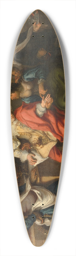 Simon de Vos - Gipsy 39.3 inch art pintail longboard deck