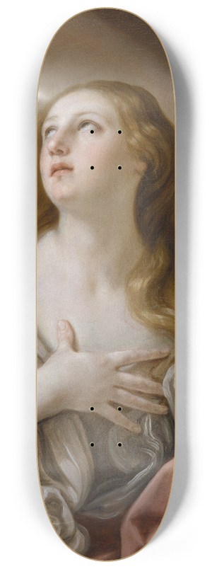 Guido Reni - The Penitent Magdalene 8.25 inch art skate deck